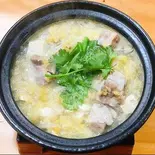 スペアリブ白菜漬け鍋(優香 刀削麺 小台店)