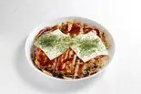 チーズ乗せ広島風お好み焼き（広島風お好み焼き専門店 光ちゃん）