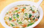 練リ小麦粉入りトマトスープ（串門‐創作中国料理）
