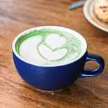 ホット抹茶ラテ(ofu)