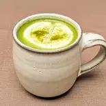 ホット抹茶ラテ（カイコカフェ）