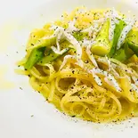 菜の花とシラスのペペロンチーノ（Pizza Kitchen Felice）