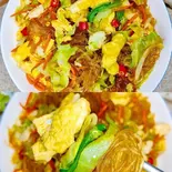 沙县家包菜粉条炒鸡蛋(套餐)（友誼食府 立川店）