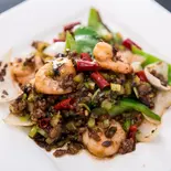 エビチリ ライスセット（麻辣王豆腐）