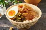 ミニ豚しゃぶ丼(国産牛ホルモン焼きそば ホルそば亭 蕨中央)