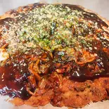 モダン焼きすじこん Beef Tendon and Konjac Modernyaki（お好み焼き＆鉄板焼き 花門亭 東門街店別館）