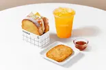ハム＆チーズフレンチトーストセット（EGGDROP 青山店）