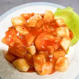エビ、イカのチリそーす（鴻運食房）