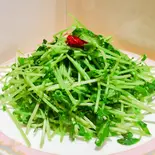 豆苗のさっぱりい(炒豆苗)（萬来仙閣）