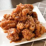 ハーフヤンニョムチキン Spicy sauce chicken 양념치킨 (반마리)(韓国チキン専門店 NanDak)
