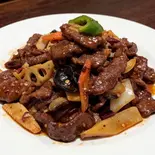 牛肉の四川風炒め（中華食堂 南大井店）