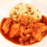 白身魚甘酢あんかけ炒飯（味中味）