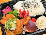 チキンカツの和風おろしぽん酢がけ弁当（餃子工房 ちびすけ 東心斎橋店）