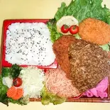 牛あんかけトンカツ弁当（てんこもり弁当湊川店）