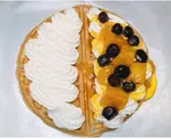 マンゴー＆ブルーベリー＆マンゴーソース＆ミル ククリーム Mango ＆ Blueberry ＆ Mango sauce ＆ Milk cream（鶏白湯ラーメン 鳥やま）