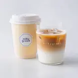 カフェラテ（ミルキーグリーク 恵比寿店|グリークヨーグルト＆アサイー）