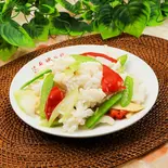 イカとセロリの炒め（さっぱり中華房 清香楼本館）