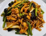 細切豚肉の甘辛炒め(鱼香肉丝)(香菇王)