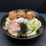 鶏天ぶっかけうどん（銭屋）