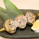豚バラ しそ巻（炭火串焼 真心庵）