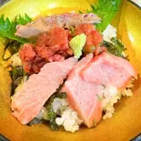 三色丼（手打ちうどん 一休）
