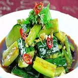 爽口黄瓜  たたきキュウリ（湘味食府）
