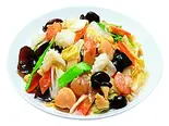 海鮮焼きそば (硬い麺)（中華料理美山飯店）