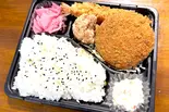 えび1メンチ1唐揚げ1弁当(【大盛ご飯300g無料】のり弁大好き わんぱく弁当)
