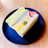 MIXフルーツ&完熟メロンサンド(Morning Fellow神楽坂)