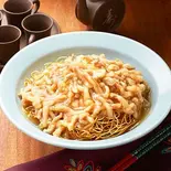 肉あんかけパリパリとスープ(餃子)セット（本気の中華丼 栄店）