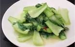 チンゲン菜炒め Stir-Fried Bok Choy（香港亭 十条店）