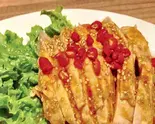 蒸し鶏の辛ソース（船橋餃子軒）
