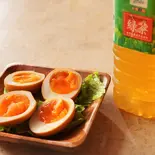 半熟燻製玉子2個+緑茶セット（鳥たたき丼専門店 鳥姫）
