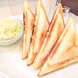 ホットサンド(なかおか珈琲中之島)