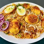 Egg biryani（インドレストラン アブリ Indian Restaurant Aburi）