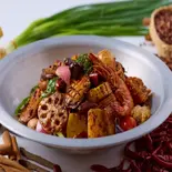 麻辣煮込み鶏足の香鍋(鶏足5個入り)(Spicy Chicken Feet Dry Pot)(虎皮凤爪麻辣香锅)（大吉麻辣湯）
