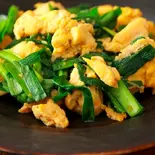 ニラと玉子の炒め（中国飯店 福龍門）