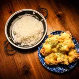 17 鶏のマンゴーマヨネーズ+白ごはんセット(はらぺこ飯店)