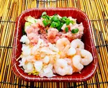 ねぎとろエビ二色丼(ドン丼丸)