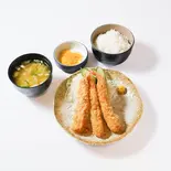 エビフライ定食（よもきち商店）
