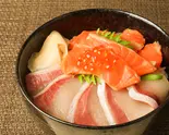 はまちとサーモンの親子丼（海鮮丼 近衛 Powered by 杉玉 京阪守口市駅）