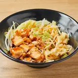 油まぜ刀削麺(辛くない)（ラーメンセンター 炎）