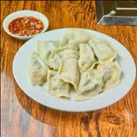 大えびとニラ玉餃子(10個)(ジンギスカンラムモモ焼き)