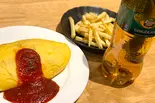 【350円お得】ポテト＆ドリンク＆オムライスSet(ケチャップライス)（日本一こだわり卵のオムライス 心斎橋店）