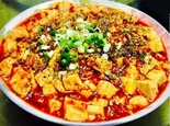 麻婆豆腐(鶏白湯ラーメン らくらく亭)