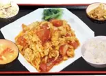 トマトと玉子炒め（美味しい屋 甘味処 The sweet）