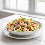 ミックスシーフードサラダ/Mix seafood salad（The Pakuu Indian restaurant）