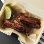骨付き仔羊バックリブ(3本)（monochrome）