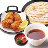ざるうどん 鶏のから揚げセット（久兵衛屋 南与野店）
