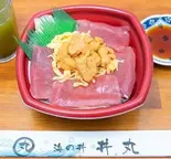マグロうに丼(海鮮丼専門店 丼丸 立花店)